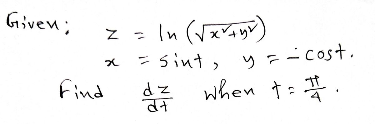 Calculus homework question answer, step 1, image 1